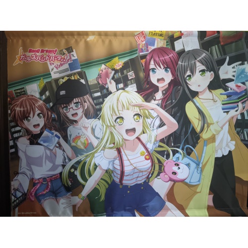 ORI Big Tapestry BanG Dream Girls Band Party Wall Scroll Poster Merch Kokoro Tsurumaki Tae Hanazono 