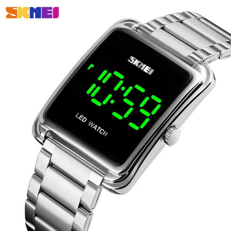 SKMEI 1505 Jam Tangan Pria Digital Tali Stainless