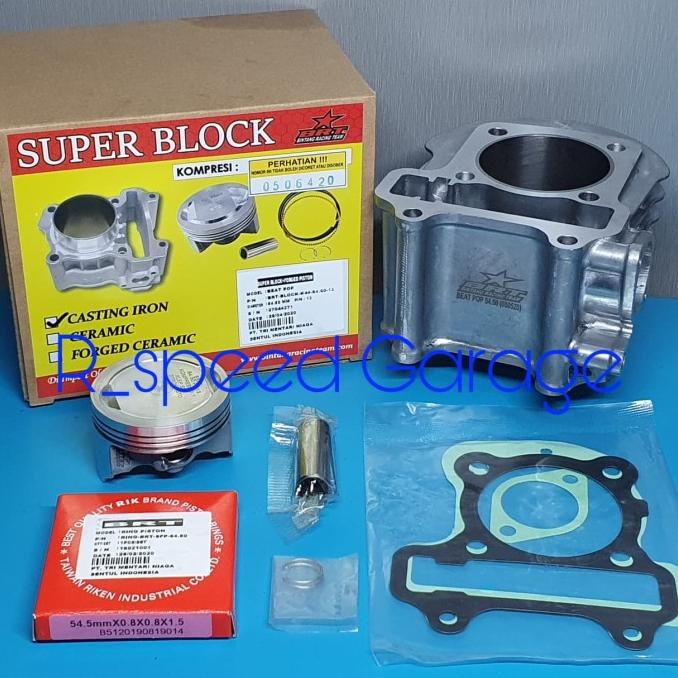 SALE BLOK CAST IRON & FORGED PISTON BRT BEAT ESP & SCOOPY STYLISH ESP 54.50 Termurah