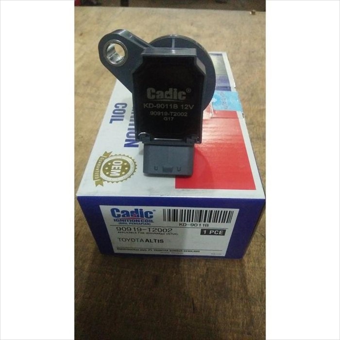New Igntion Coil Koil Toyota Rav-4 Rav4 Cadic Kd-9011B 90919-T2002 Garansi Kode 128