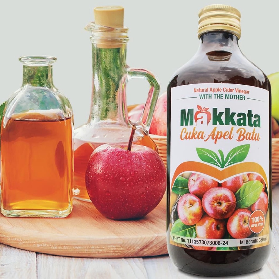 

12.12 FASION SALE Cuka Apel Makkata With The Mother 330ml - Natural Apple Cider Vinegar
