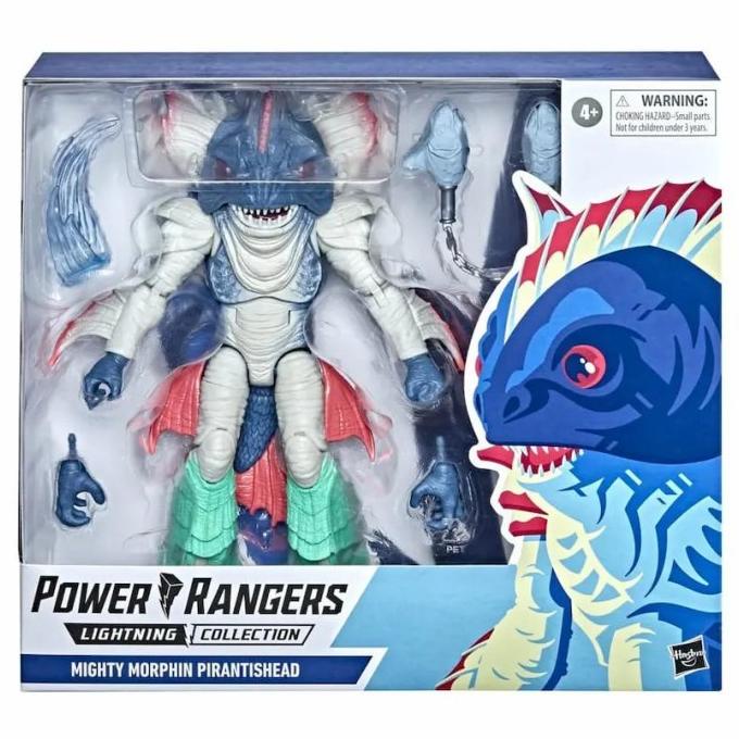 Power Rangers Lightning Mighty Morphin Pirantishead Original Hasbro