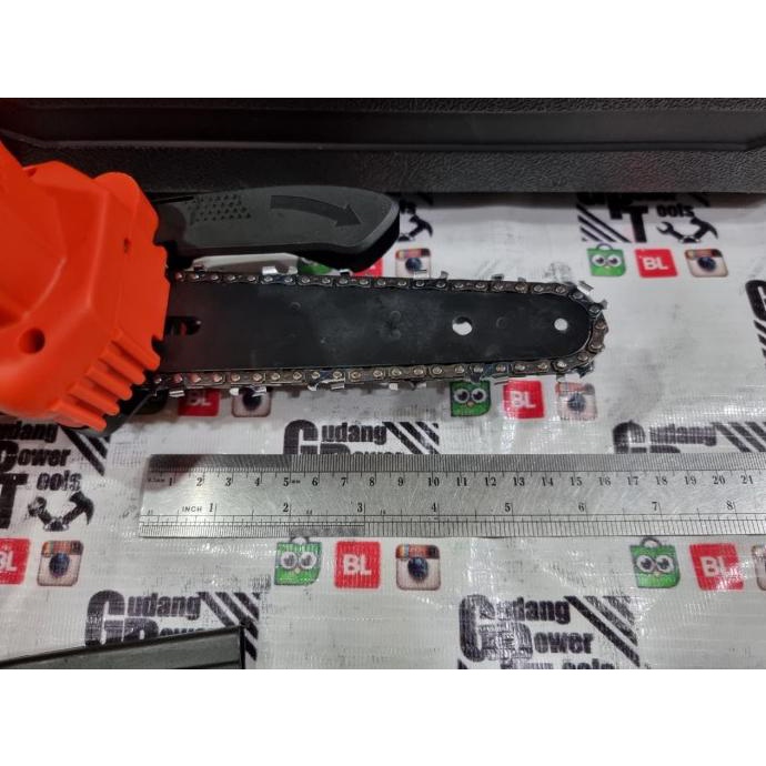 Chainsaw Gergaji Potong Rantai Cordless Baterai Chainsaw Mini Cordless