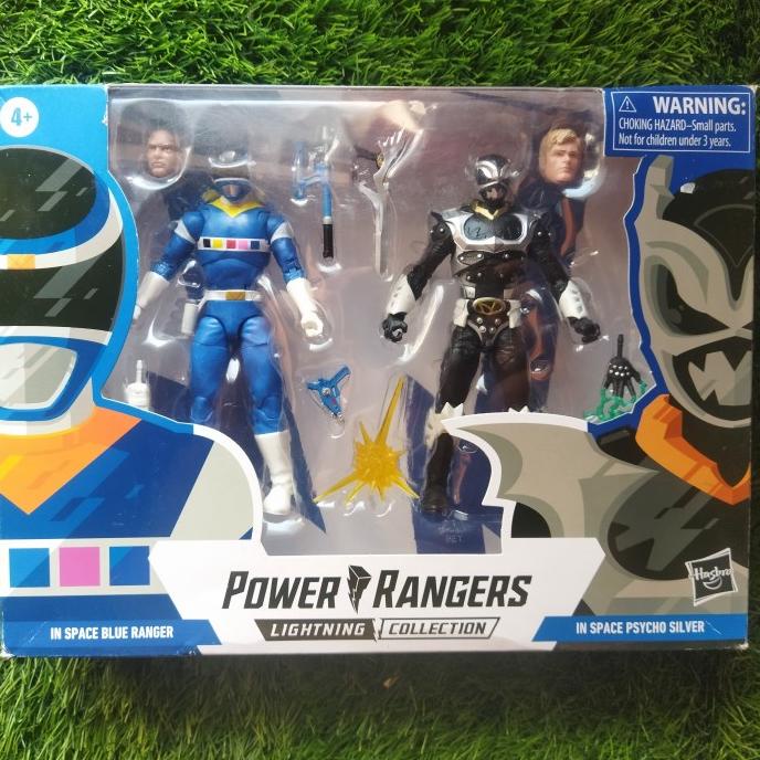 power rangers lightning collection blue rangers & psycho silver