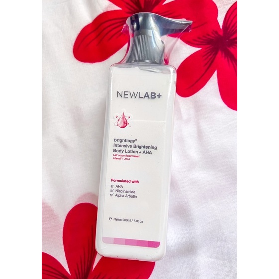 Newlab Intensive Brightening Body Lotion + AHA 200ml 100% ORIGINAL TERMURAH