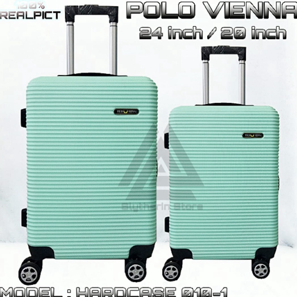 Menarik.. promo koper set ukuran 20inch 24inch beli 1 dapat 2 koper polo original polo vienna tidak 