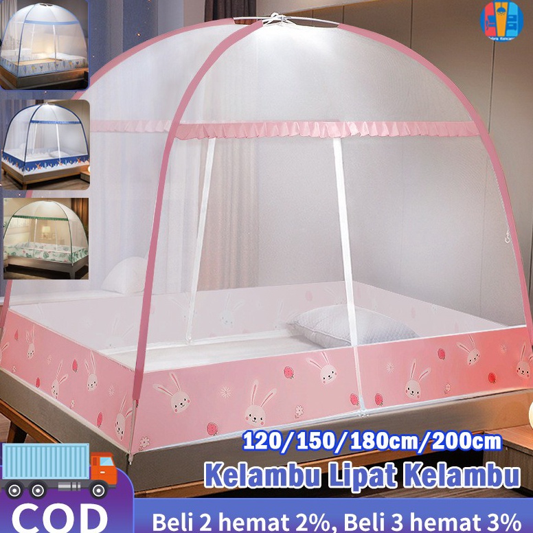 BOOMING. Kelambu Tidur Lipat 150x200, 180x200, 200x200 Kelambu Tenda/Kelambu Tidur Kelambu Lipat Ant