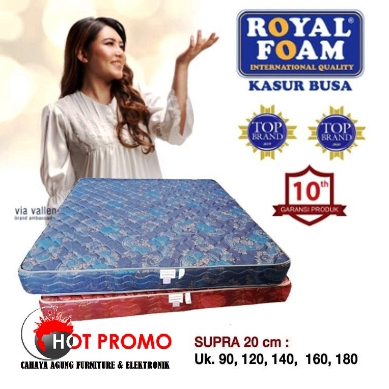 TREN TERBARU. kasur busa super royal foam supra tebal 20 cm high quality