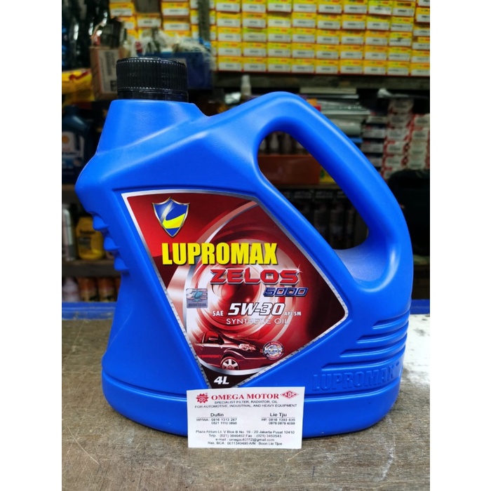 Best Seller Lupromax Zelos 8000 5W-30 4Liter
