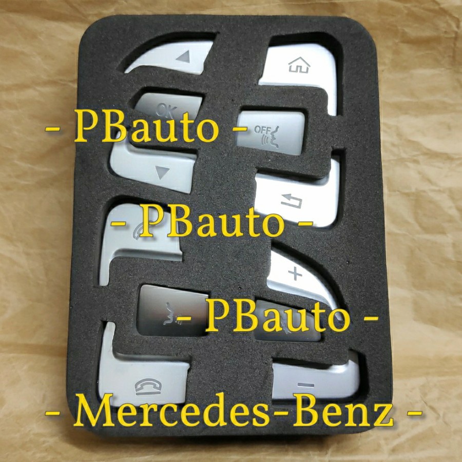 Discount Cover Tombol Setir w205 Mercedes Benz - Switch Stir Command Steering aksesoris interior mer