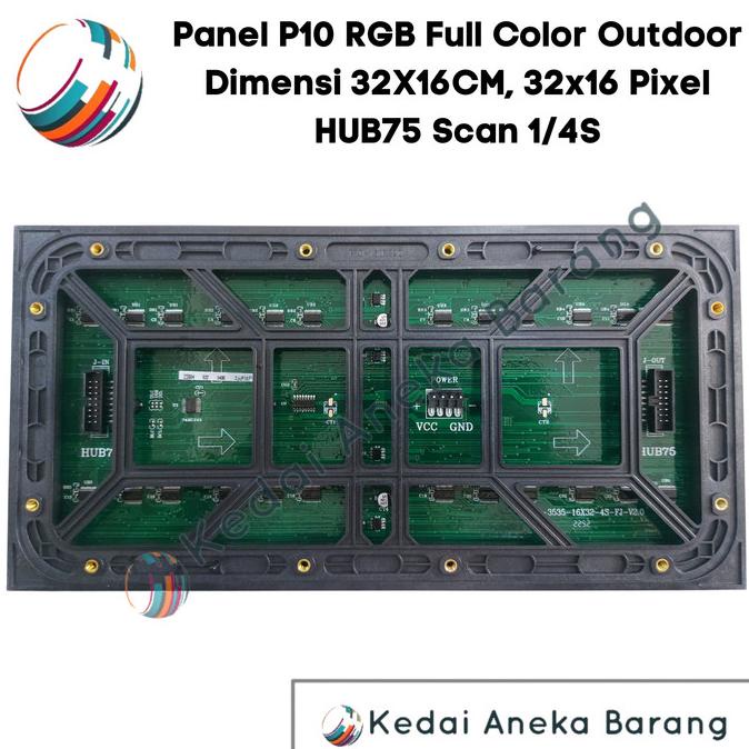 Panel Module Modul Led P10 Running Text Smd Rgb Outdoor