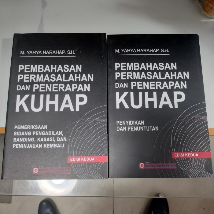 

Baru Pembahasan Permasalahan Dan Penerapan Kuhap ( M. Yahya Harahap )