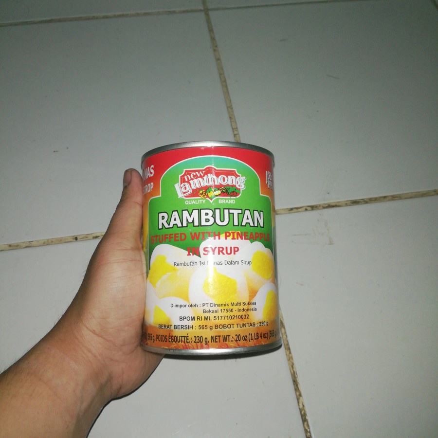 

Lamthong Rambutan With Pineapple Can 565gr