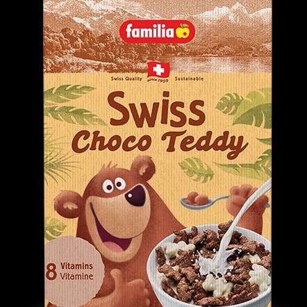 

Familia Swiss Chocolate Tedy 250gr sereal