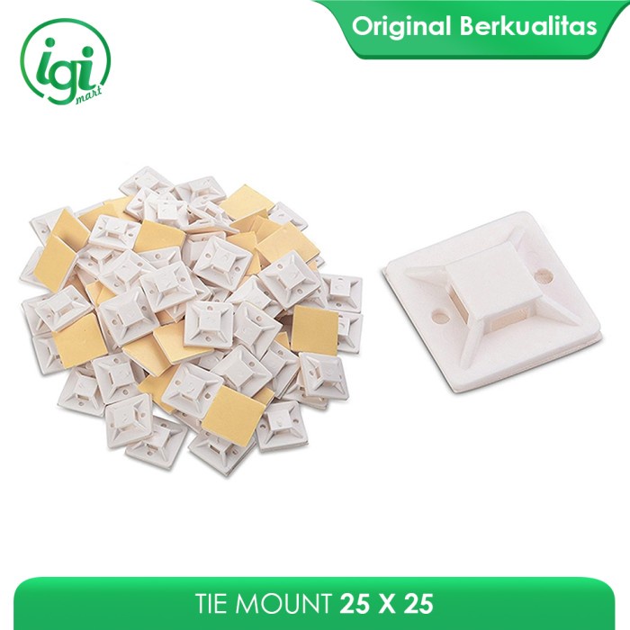 

KSS KABEL TIE MOUNT 25X25 / SELF ADHESIVE TIE MOUNT 25 X 25 mm