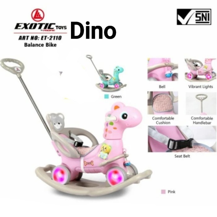 Ride On 3 In 1 Exotic Multifunctional Rocking Horse Et 2108