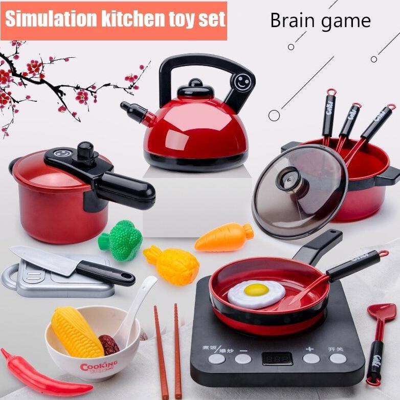 Viral Funtoy 13/20/51/61/73Pcs Mainan Dapur Anak Kitchen Set Masak Masakan Mainan Dapur Cooking Set 