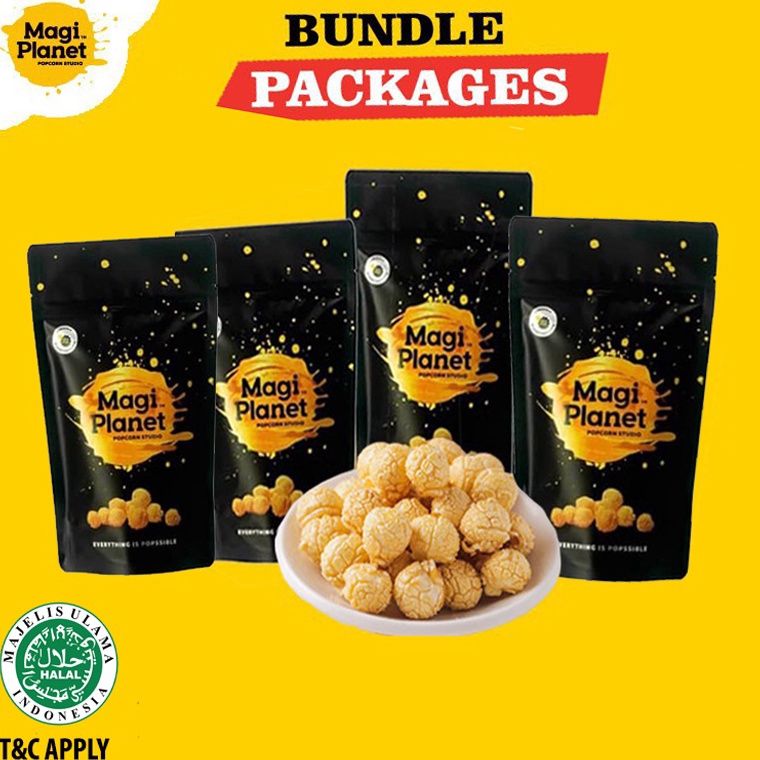 

Ready stok 4 Pack Bundle Classic Magi Planet Popcorn 39