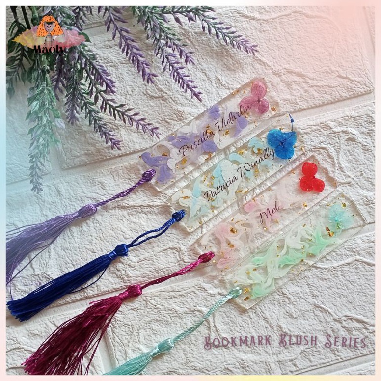 

Baru Restok Bookmark Pembatas Buku Aestethic Resin Gantungan Tassel Custom Kado Hampers With Discount