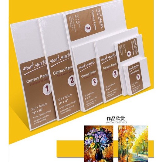 

Stock Banyak✵ KKV-MontMarte·CMPL1318 Oil Painting Board / Canvas Lukis Mini DIY J94 ➭