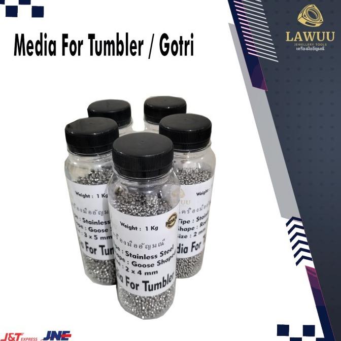 &<&<&<&] Gotri Stainless Steel / Media For Tumbler Round Shape