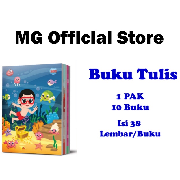 

Buku Tulis Sidu 38 Lembar / 58 Lembar 1pack