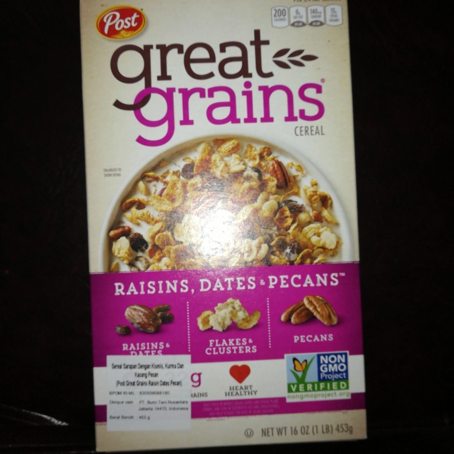 

Post Great Grains Raisin, Dates & Pecan 453gr