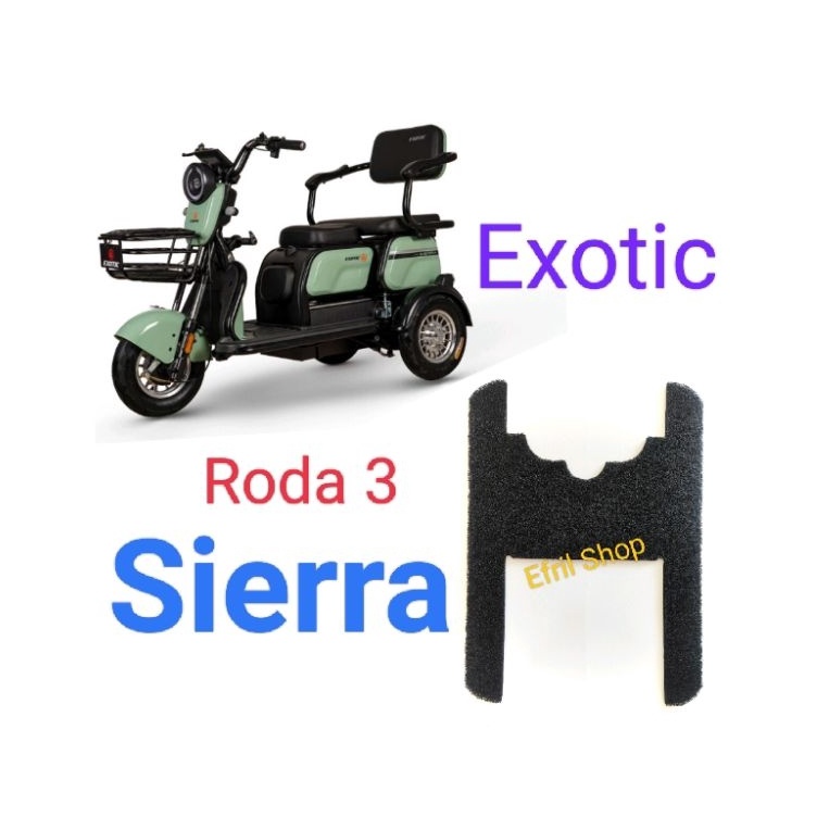 Stock Banyak ⭐⭐⭐⭐⭐ Alas kaki Karpet sepeda motor listrik roda 3 Exotic Sierra roda 3 f Premium ✉.