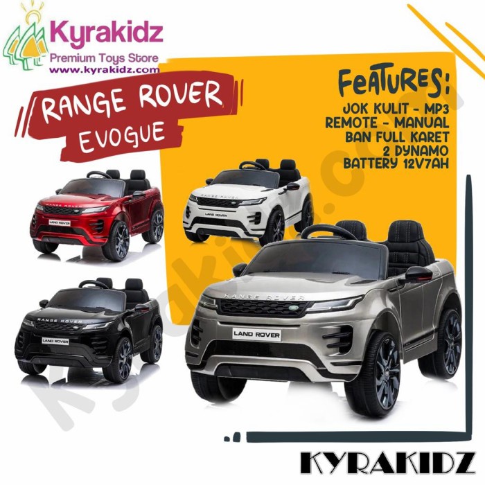 RANGE ROVER EVOQUE MOBIL AKI KYRAKIDZ