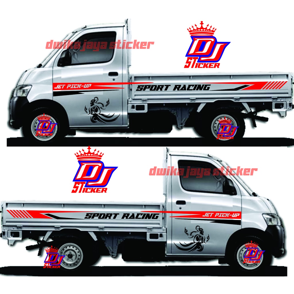 terbaru stiker mobil pick-up gran max terkeren