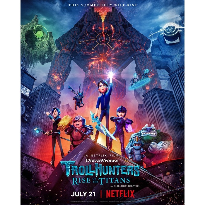 DVD Kaset Trollhunters: Rise of the Titans (2021)