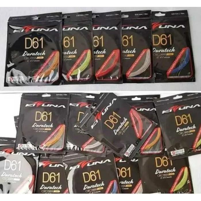 Senar Badminton Kizuna D61 Senar Bulutangkis Kizuna D 61 Senar Kizuna