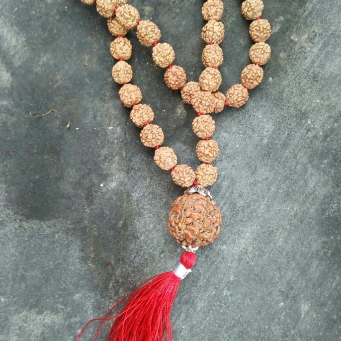 =+=+=+] Japamala rudraksha genitri 108 mukhi 5 dan sebutir mukhi 6