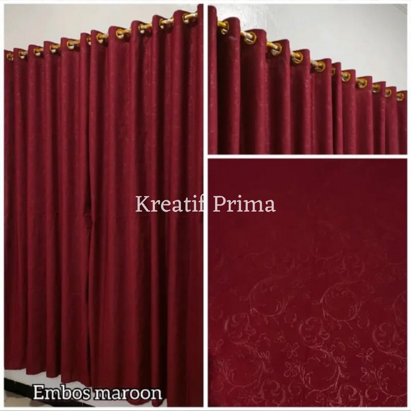 Gorden jendela kamar tidur tirai pintu kamar sudah dengan tali gorden