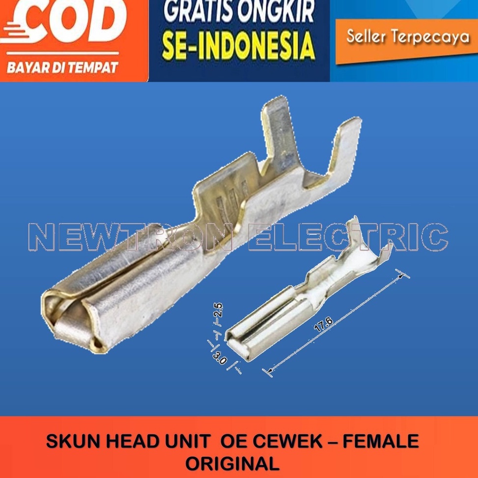 Ready BlC SKUN KABEL SOKET POWER WINDOW HEAD UNIT HU TAPE MOBIL SKUN FEMALE ❉ Best Product