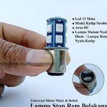 ¯CgS Lampu Stop Rem Belakang 13 Led Flash 13 Led Mata Motor / Mobil Flash Kelap-Kelip motor matic be