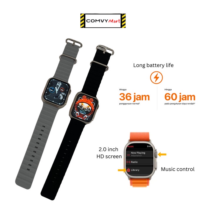 CUCI GUDANG Smart Watch Series 8 Z59 Ultra Full Touch Screen Sport Fitness
