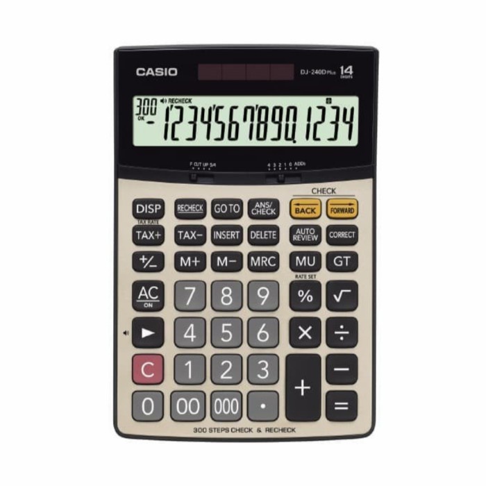 

Casio Dj-240D Plus Check & Correct Kalkulator Calculator Dj 240 D Plus