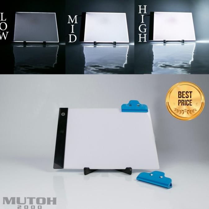 

Ready Led Drawing Tracing Board A4 (Dimmer Sistem) Meja Gambar Jiplak A4 Berkualitas