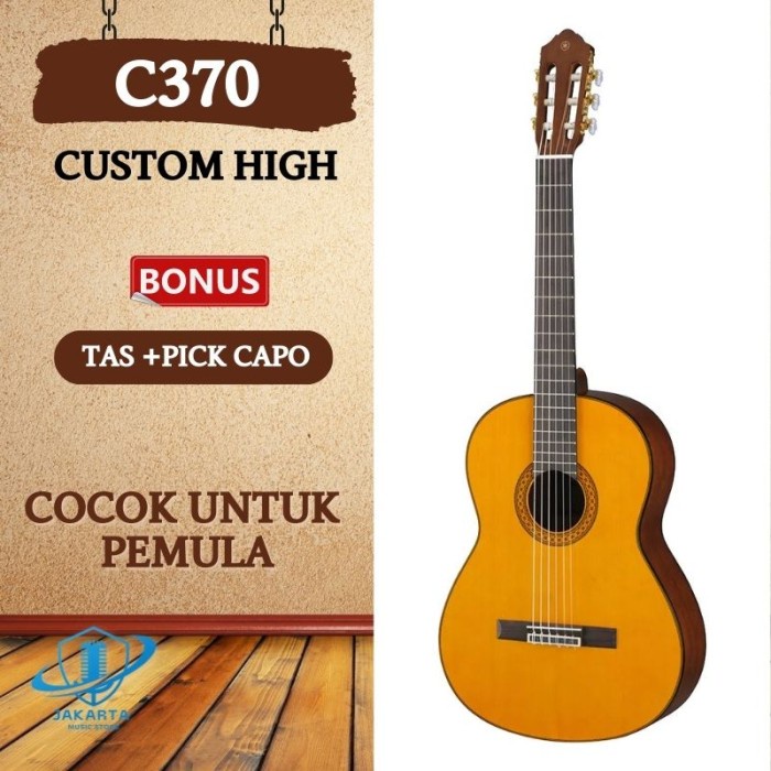 Gitar Akustik Series C370 Custom Classic Nilon Nylon Untuk Pemula