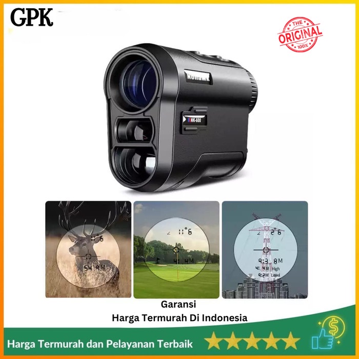 Terlaris Nohawk Laser Range Finder Teropong Pengukur Jarak Nk-600 Rangefinder