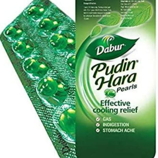

;&;&;&;&] Dabur Pudin Hara Pearls 10 caps / obat masuk angin India