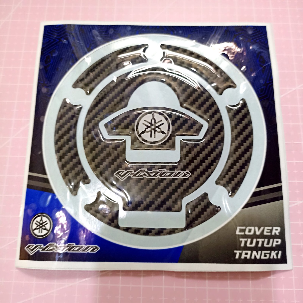 emblem tutup tanki vixion timbul stiker motor vixion