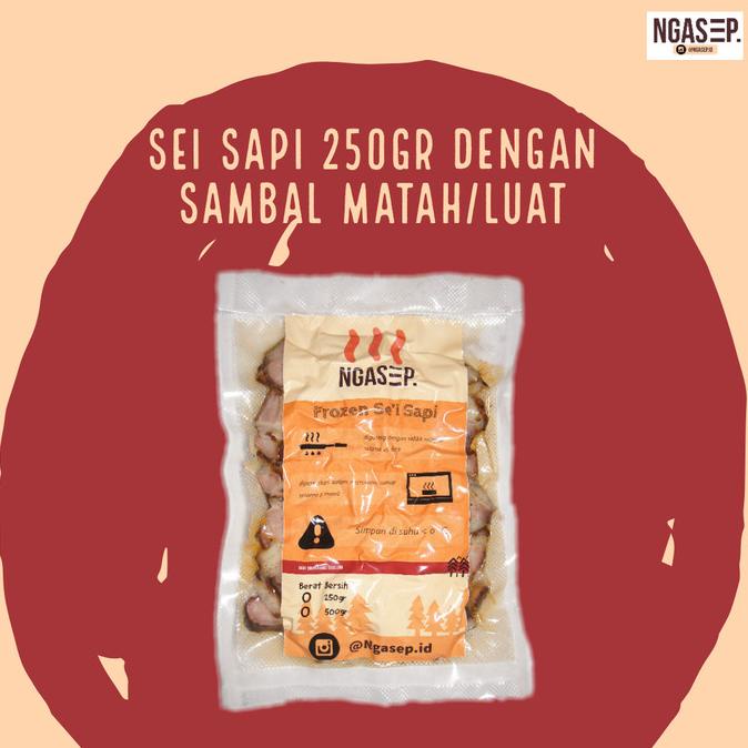 

Sei Sapi Ngasep Sambal Matah/Luat 250gr