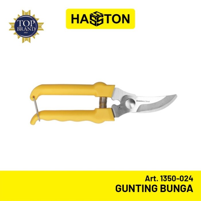 

Hasston Prohex Gunting Bunga Stainless Steel 8" Gunting Dahan 1350-024 keren