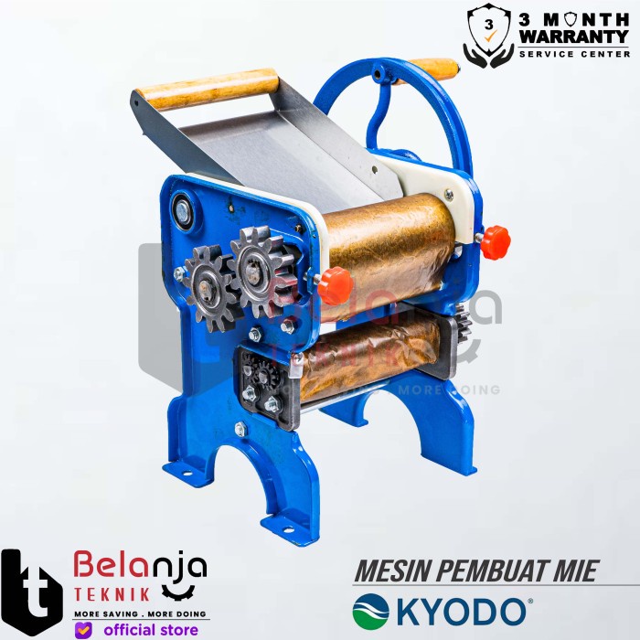 Kyodo Mesin Giling Cetak Mie Manual Penggilingan Noodle Maker KMN-150 keren