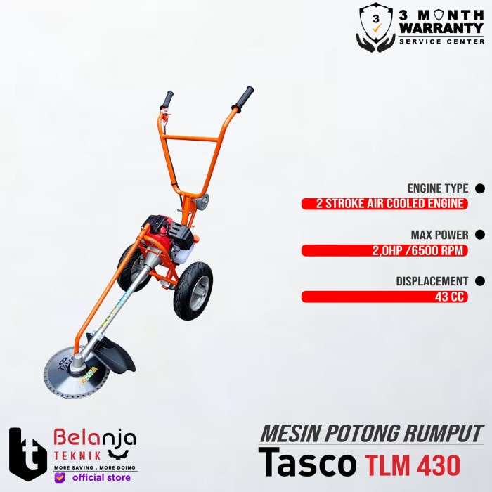 TASCO Mesin Potong Rumput Dorong TLM 430 Lawn Mower TLM430 keren
