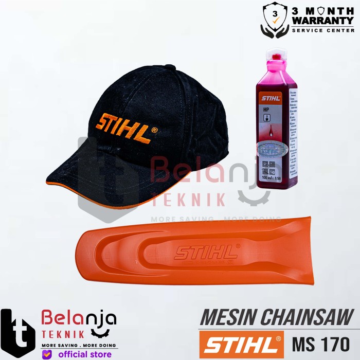 STIHL Chainsaw MS 170 14 Inch Mesin Potong Kayu MS170 Gergaji Kayu 14" keren