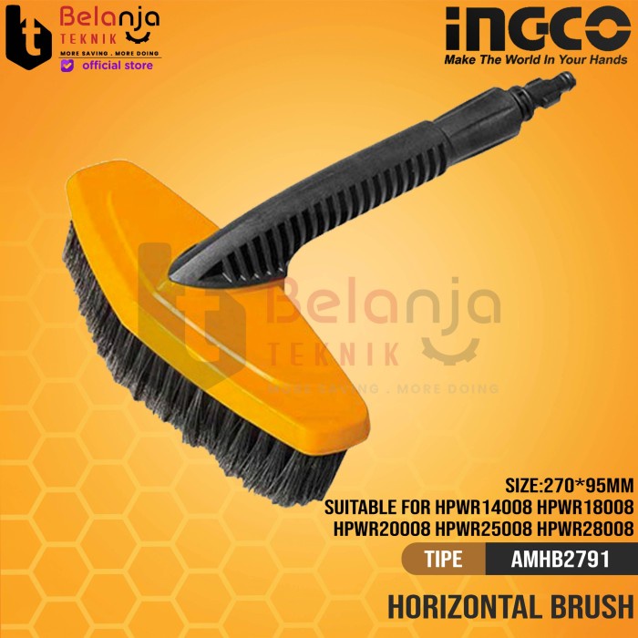 Ingco Horizontal Brush Cleaner Sikat Gosok Karpet Jet Cleaner AMHB2791 keren