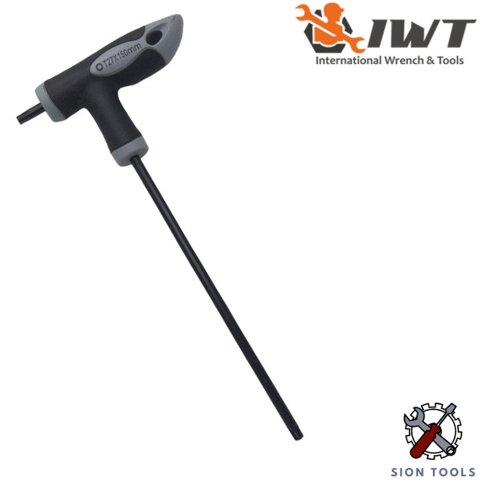 nice IWT KUNCI L BINTANG LUBANG T-HANDLE T27 / KUNCI L MODEL T